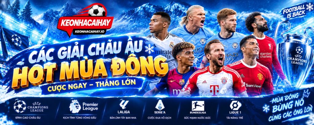 keonhacai giải mùa đông mới châu âu